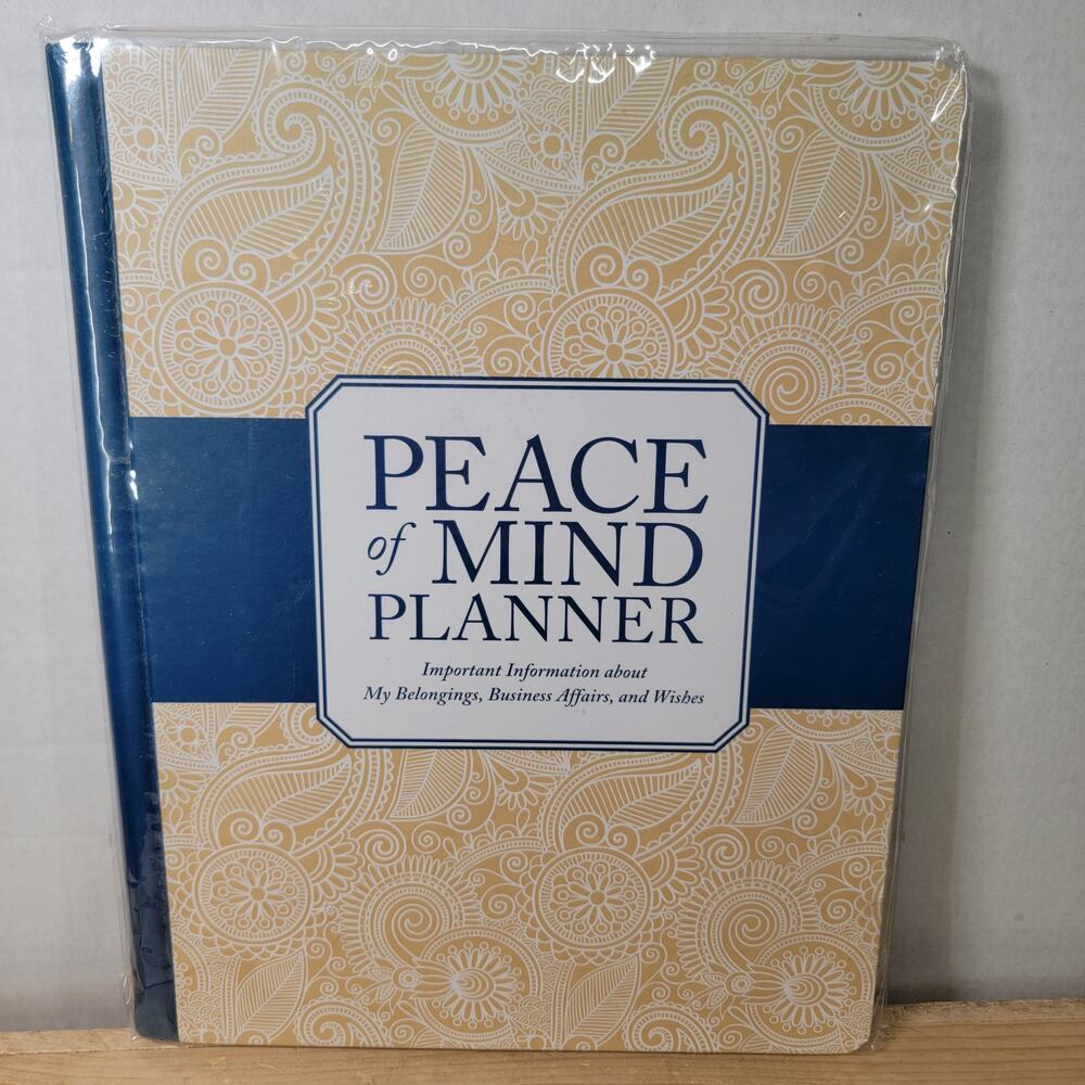 Peace Of Mind Planner (hardback) - NEW / SEALED